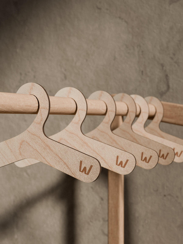 Kid's Clothes Hangers - Customization Avaliable! - Woodz