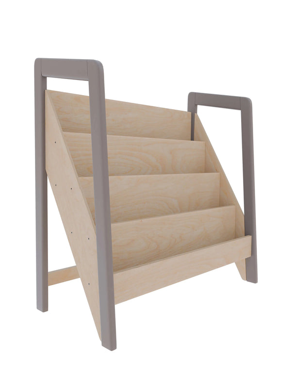 Book Cover Display Kids Bookshelf Grey — AUREO
