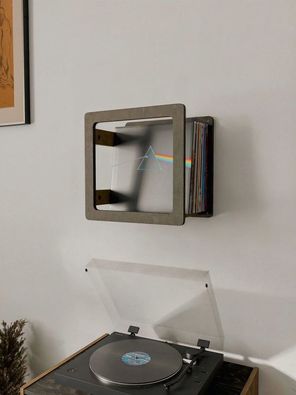 Vinyl Record Storage Shelf – Wall Mounted Vinyl Display for Music Lovers